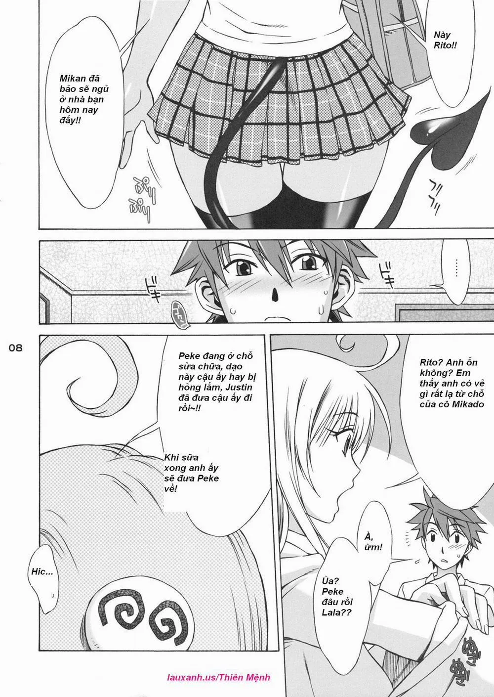 HentaiVN.net - Ảnh 8 - Dont Kiss My Tail! (To Love-Ru) - Chap 1