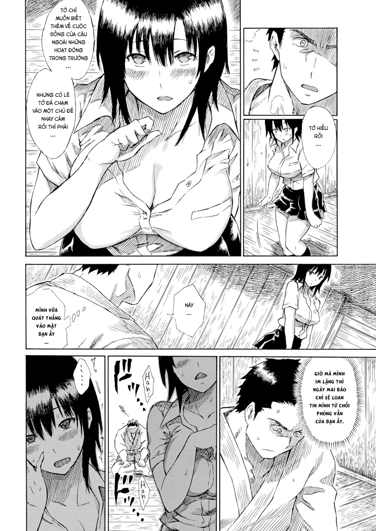 HentaiVN.net - Ảnh 5 - Phò Phỏng Vấn! [Hero Interview] - Chap 1