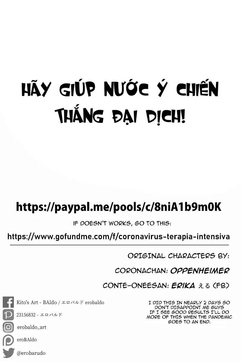 HentaiVN.net - Ảnh 5 - Giúp nước Ý đẩy lùi đại dịch COVID-19! [HELP ITALY WITH COVID-19 OUTBREAK] - Chap 1