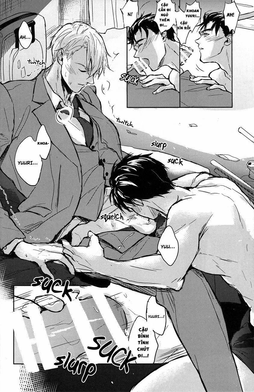 HentaiVN.net - Ảnh 12 - Honne wa Yopparatta Ato de (Yuri!!! On Ice) - Chap 1