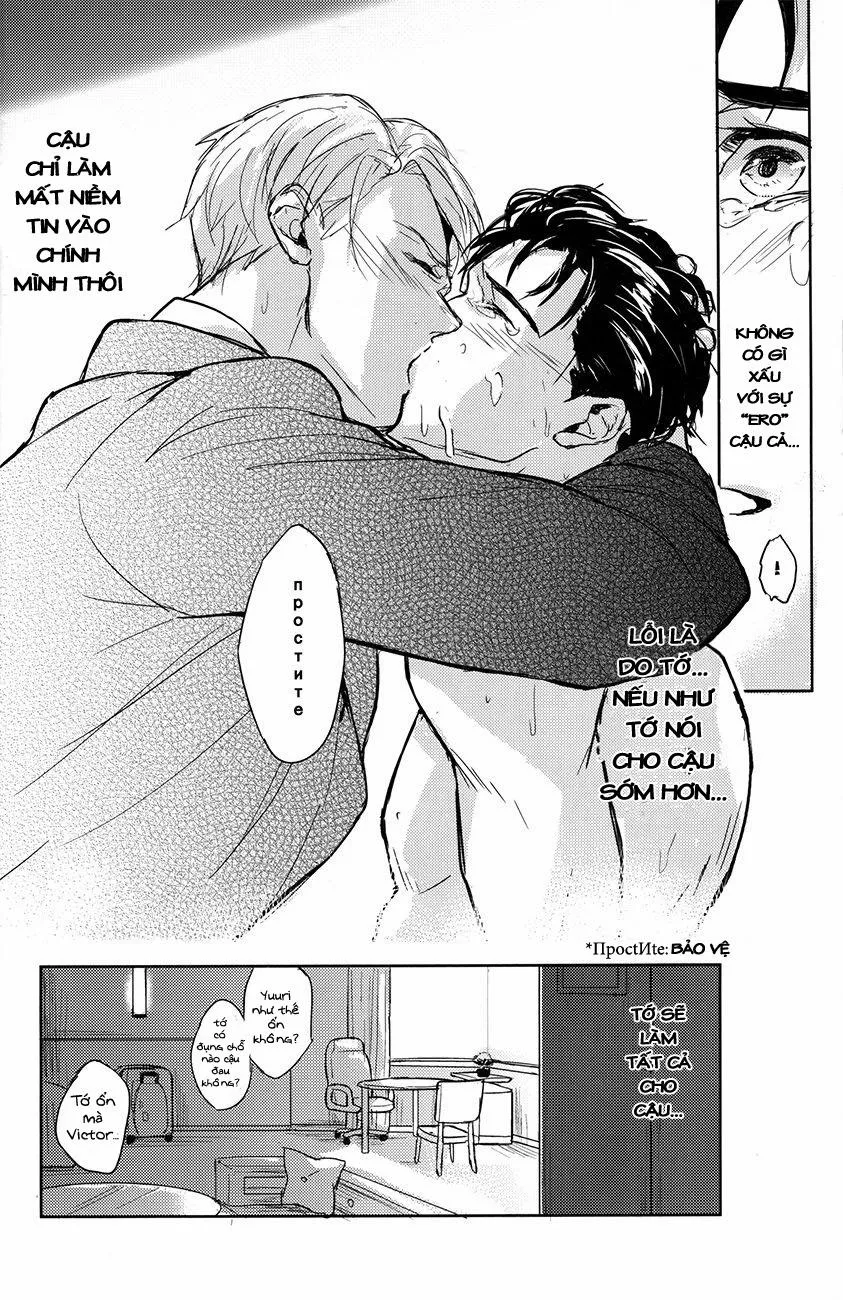 HentaiVN.net - Ảnh 16 - Honne wa Yopparatta Ato de (Yuri!!! On Ice) - Chap 1
