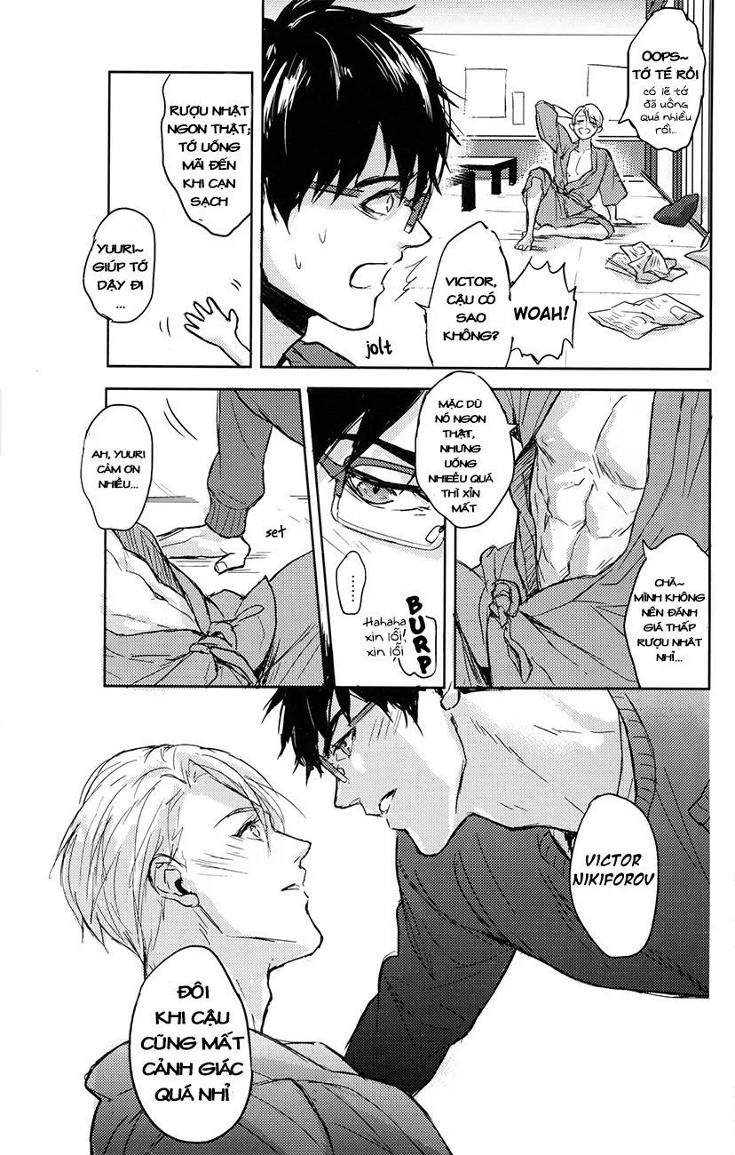 HentaiVN.net - Ảnh 21 - Honne wa Yopparatta Ato de (Yuri!!! On Ice) - Chap 1