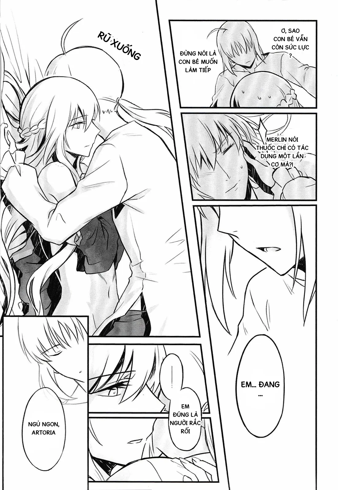 HentaiVN.net - Ảnh 17 - FGO fan book - Artoria x Morgan - Chap 1