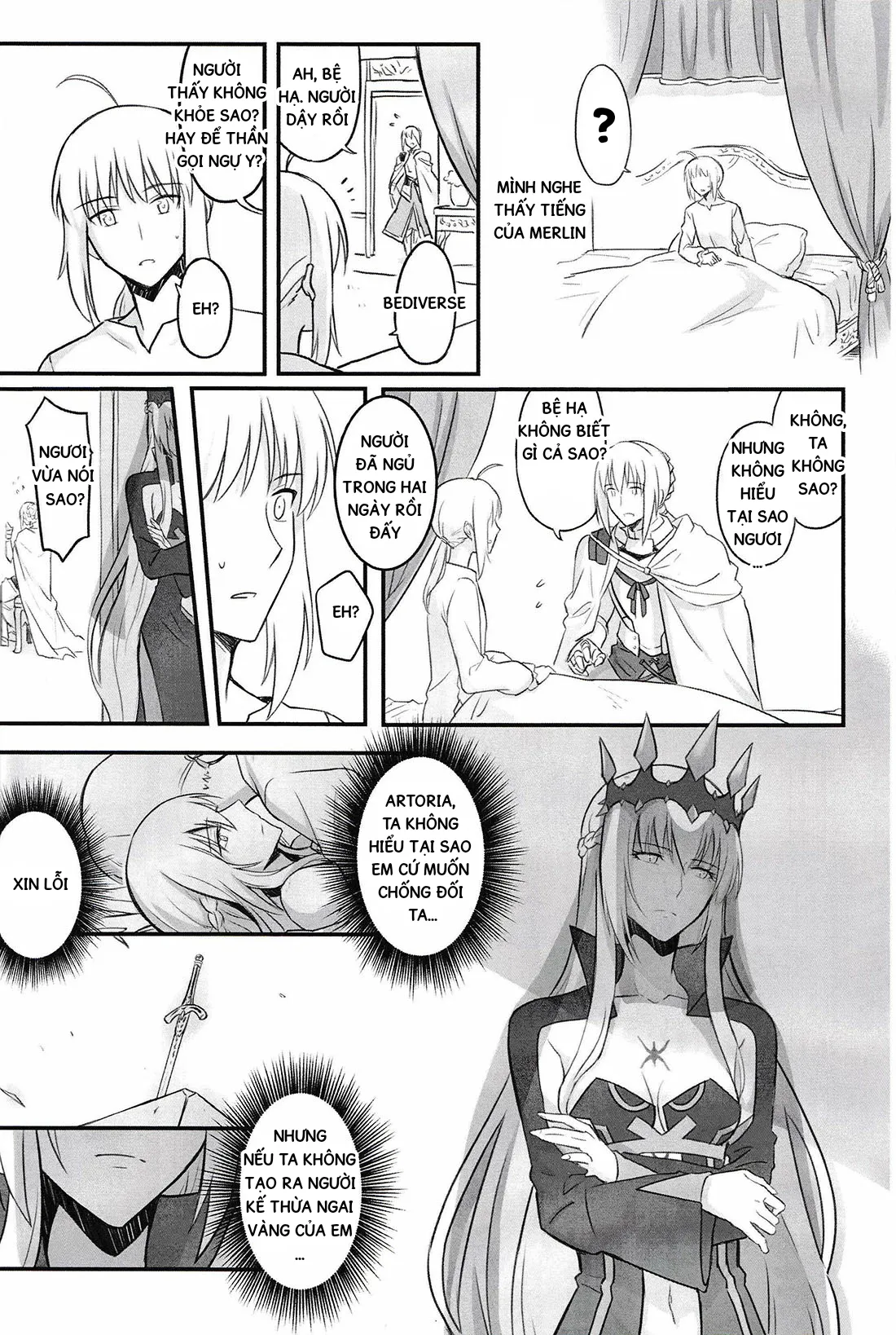 HentaiVN.net - Ảnh 19 - FGO fan book - Artoria x Morgan - Chap 1
