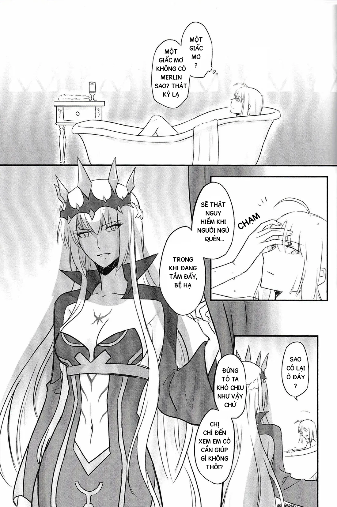 HentaiVN.net - Ảnh 4 - FGO fan book - Artoria x Morgan - Chap 1