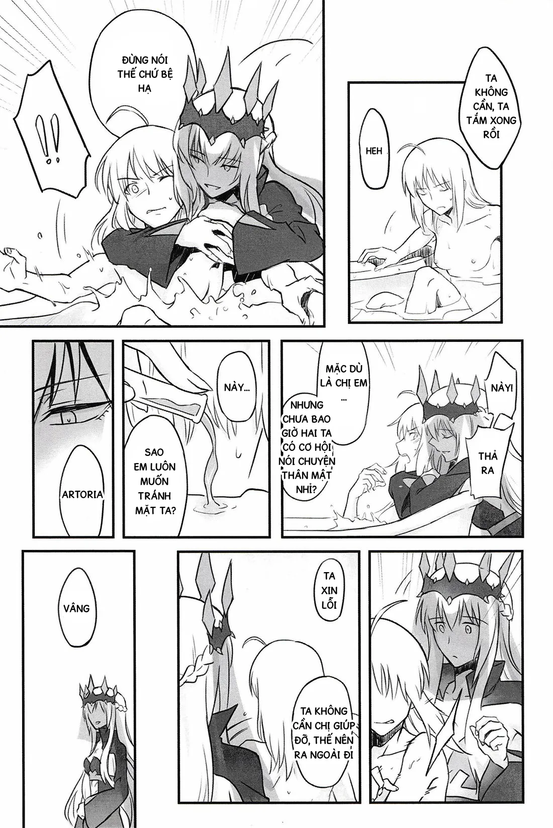 HentaiVN.net - Ảnh 5 - FGO fan book - Artoria x Morgan - Chap 1
