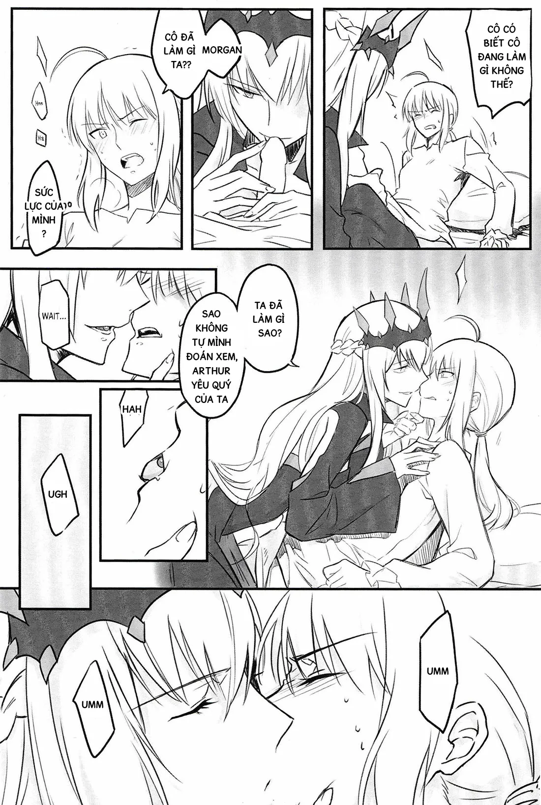 HentaiVN.net - Ảnh 7 - FGO fan book - Artoria x Morgan - Chap 1