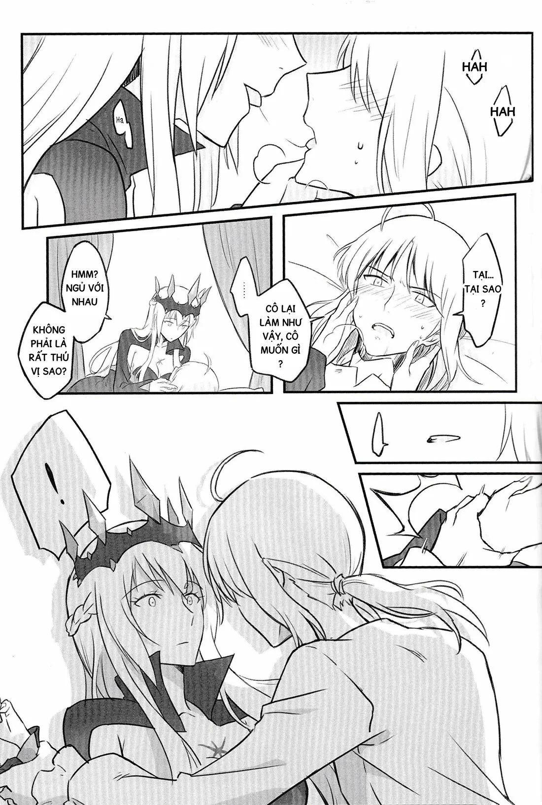 HentaiVN.net - Ảnh 8 - FGO fan book - Artoria x Morgan - Chap 1