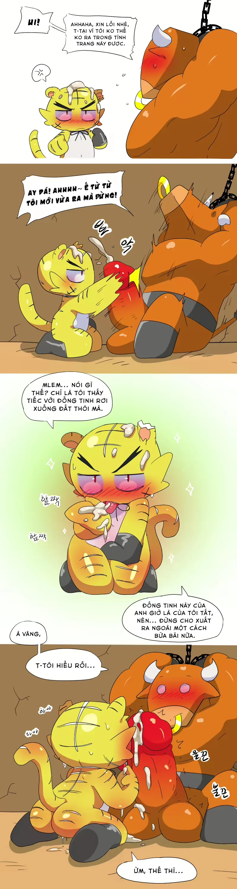 HentaiVN.net - Ảnh 5 - Hổ vs Bò - Chap 1