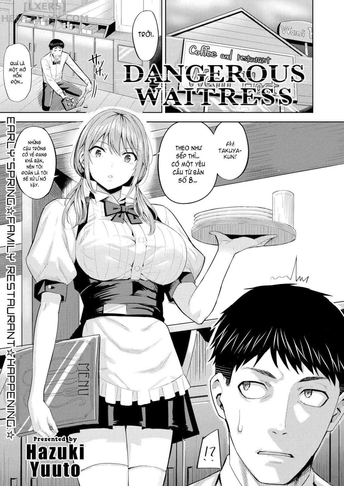 HentaiVN.net - Ảnh 2 - Dangerous Waitress - Chap 1