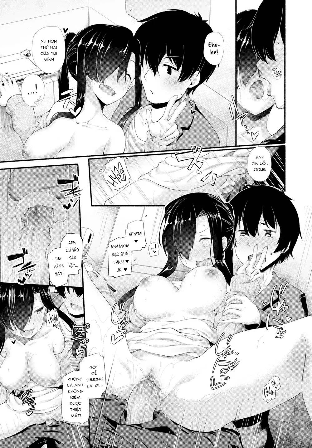 HentaiVN.net - Ảnh 15 - Senpai Đầu Đất [Senpai's Such A Blockhead] - Chap 1