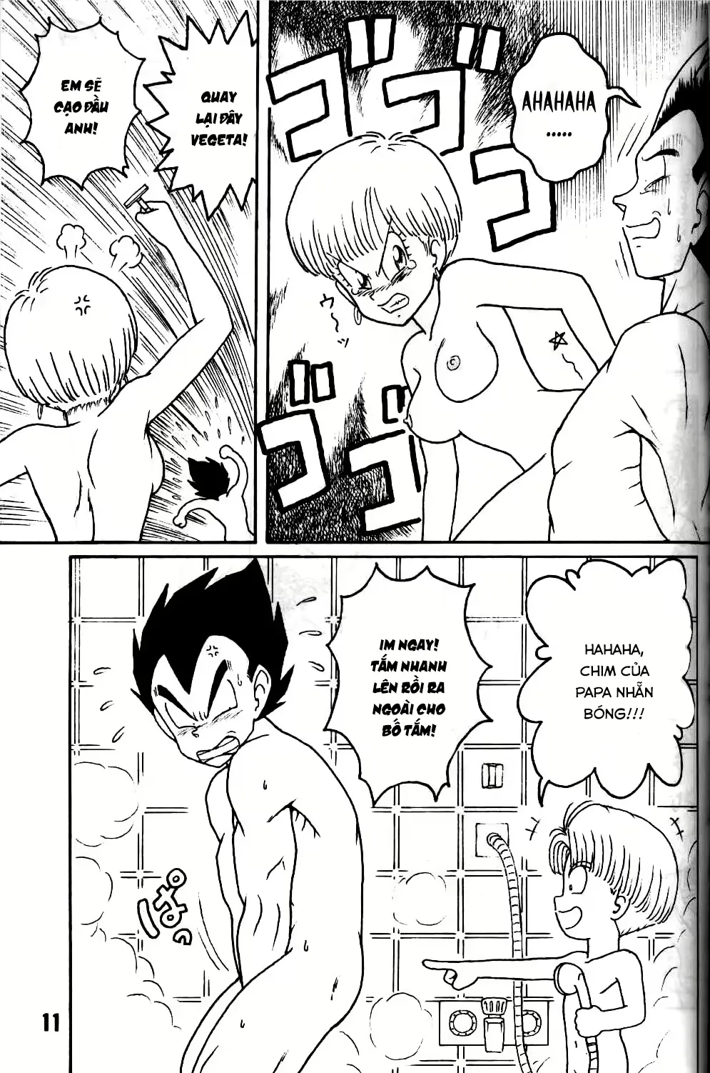 HentaiVN.net - Ảnh 9 - Super Father [Chou Oyaji] - Chap 1