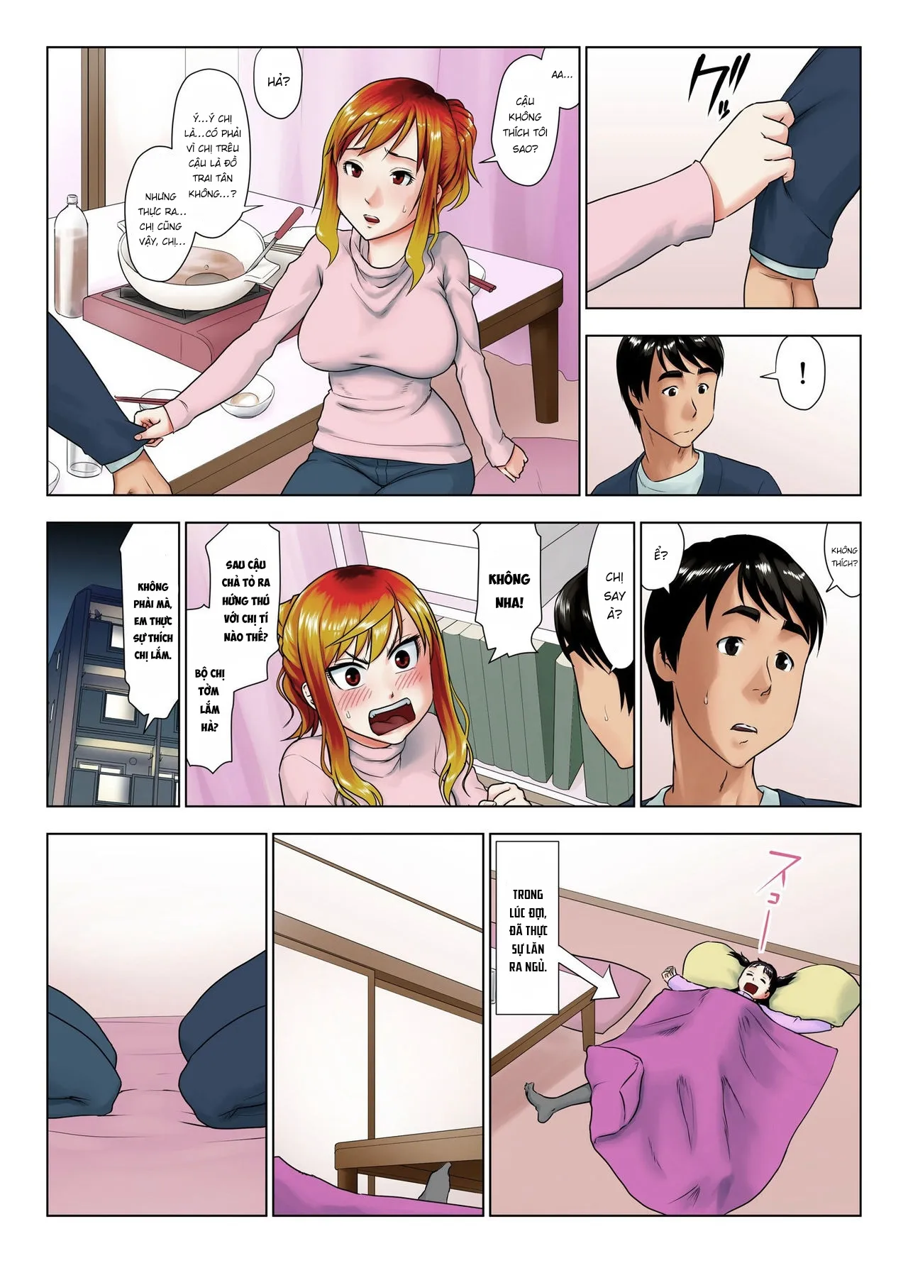 HentaiVN.net - Ảnh 22 - Cô nàng khó tính này say rượu rồi à? [Kore wa Yoi Anego desu ka? | Is This Tough Chick Drunk?] - Chap 1