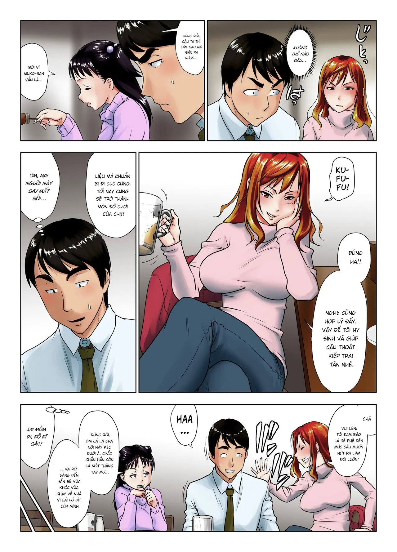 HentaiVN.net - Ảnh 6 - Cô nàng khó tính này say rượu rồi à? [Kore wa Yoi Anego desu ka? | Is This Tough Chick Drunk?] - Chap 1