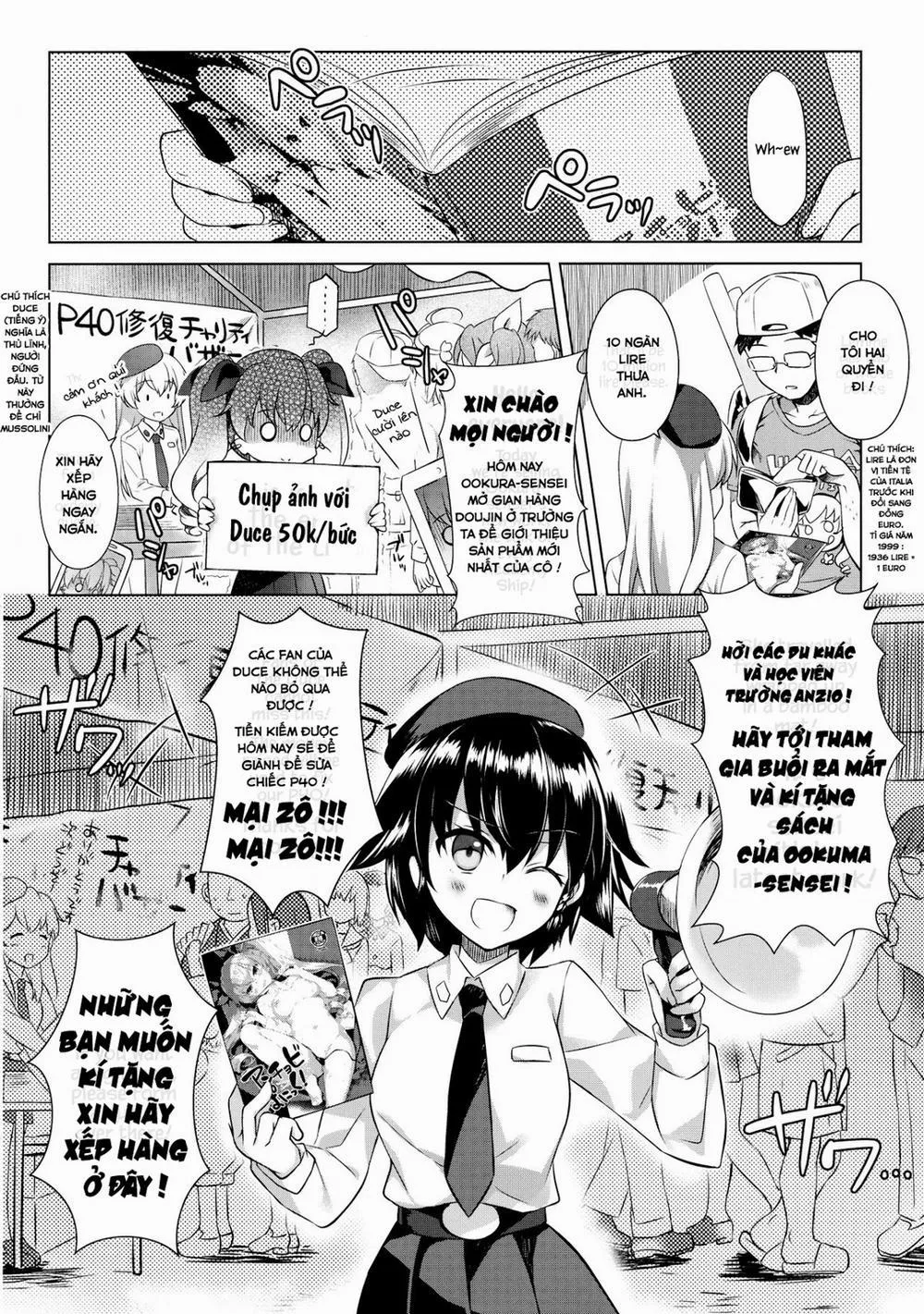 HentaiVN.net - Ảnh 19 - Anchovy Panic! (Girls Und Panzer) - Chap 1