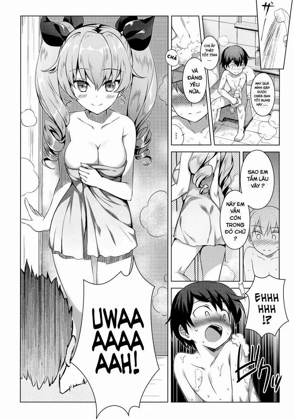 HentaiVN.net - Ảnh 4 - Anchovy Panic! (Girls Und Panzer) - Chap 1