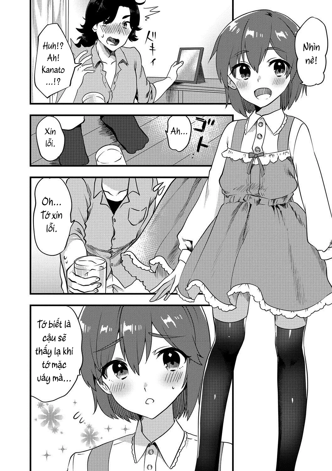 HentaiVN.net - Ảnh 6 - Futari wa Ryouomoi...? [2人は両想い...? (月刊Web男の娘・れくしょんッ！S Vol.15)] - Chap 1