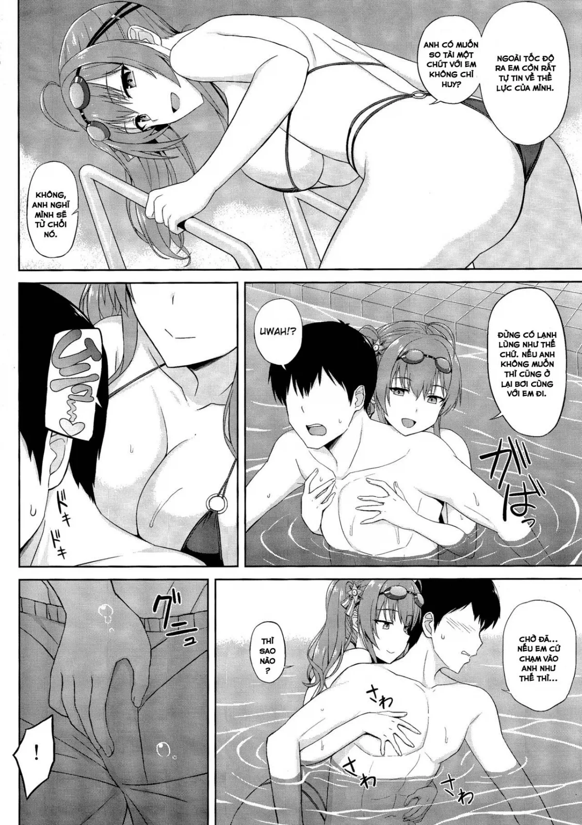 HentaiVN.net - Ảnh 4 - Zara to Miwaku no Poolside Zara and Poolside Charm (Azur Lane) - Chap 1