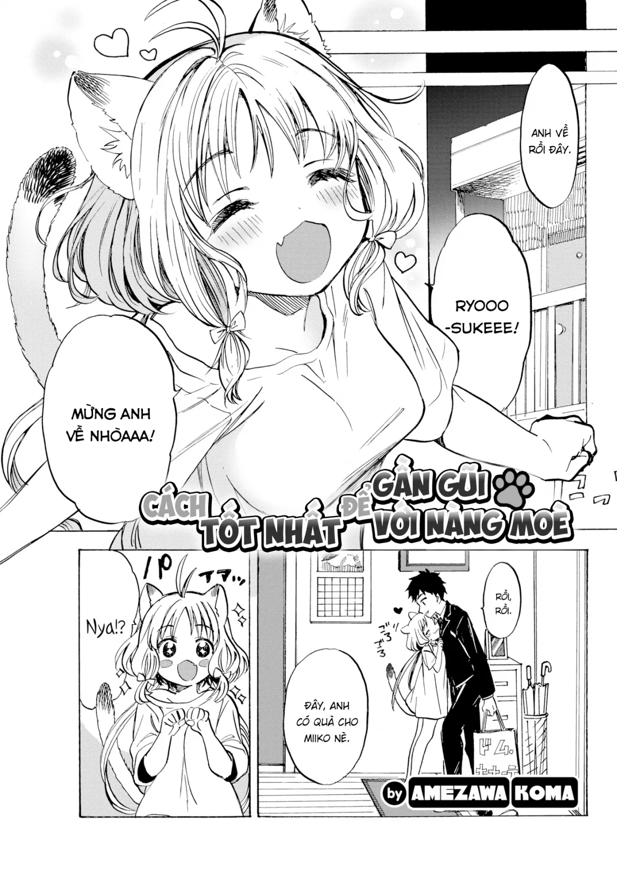 HentaiVN.net - Ảnh 5 - Cách tốt nhất để gần gũi với nàng moè [The Proper Way to Treat Your Pet] - Chap 1