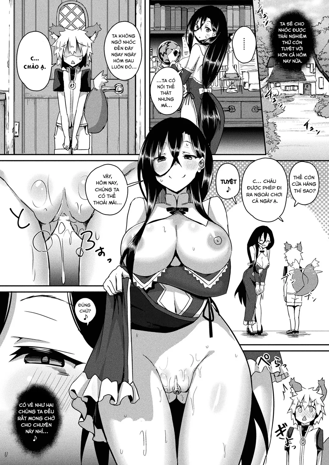 HentaiVN.net - Ảnh 11 - Witch's Temptation - Chap 1