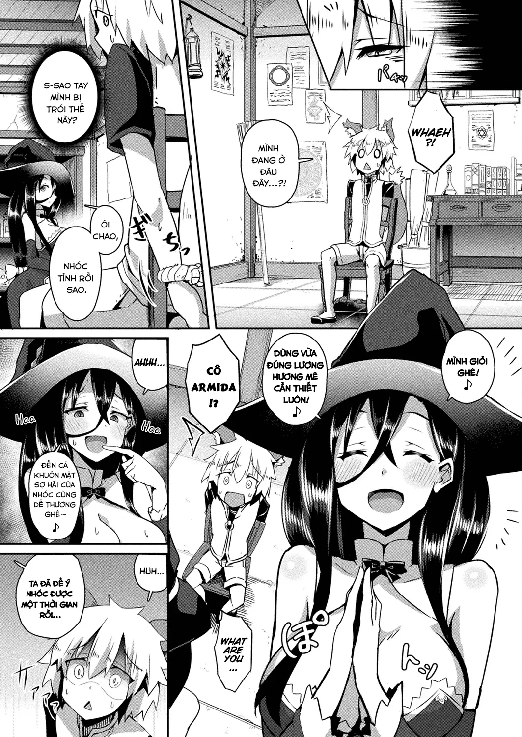 HentaiVN.net - Ảnh 4 - Witch's Temptation - Chap 1