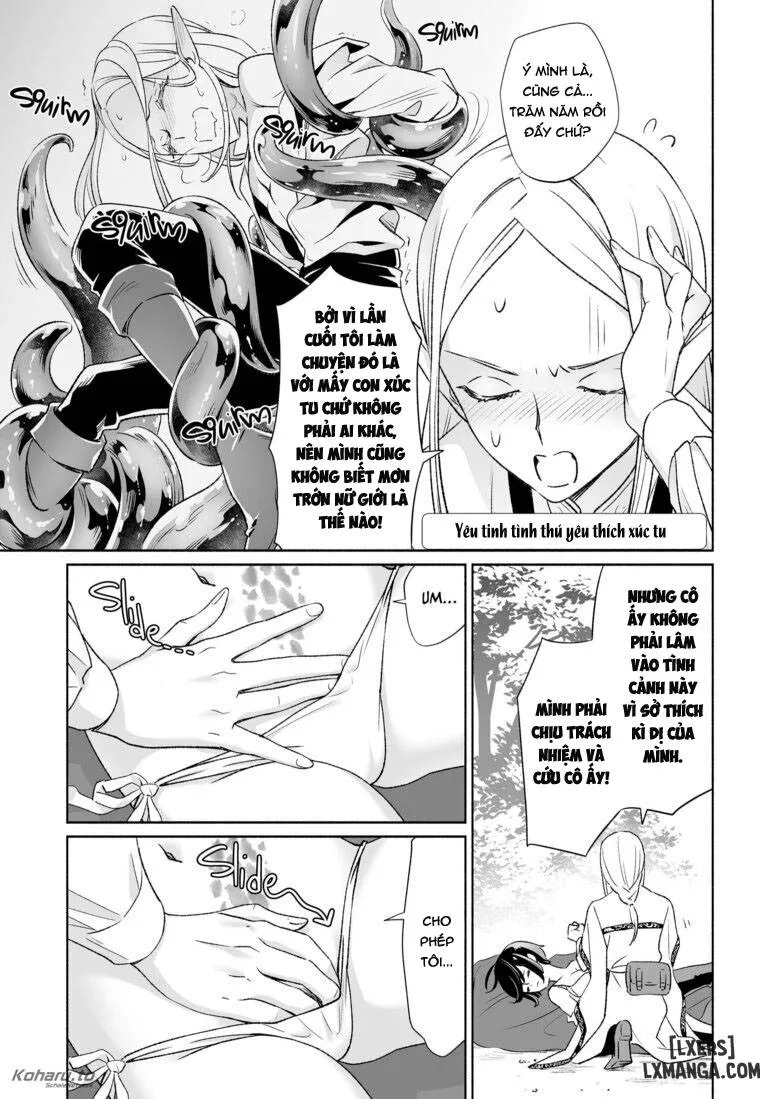 HentaiVN.net - Ảnh 11 - Brought Together With an Elf by Tentacles: Part One - Chap 1