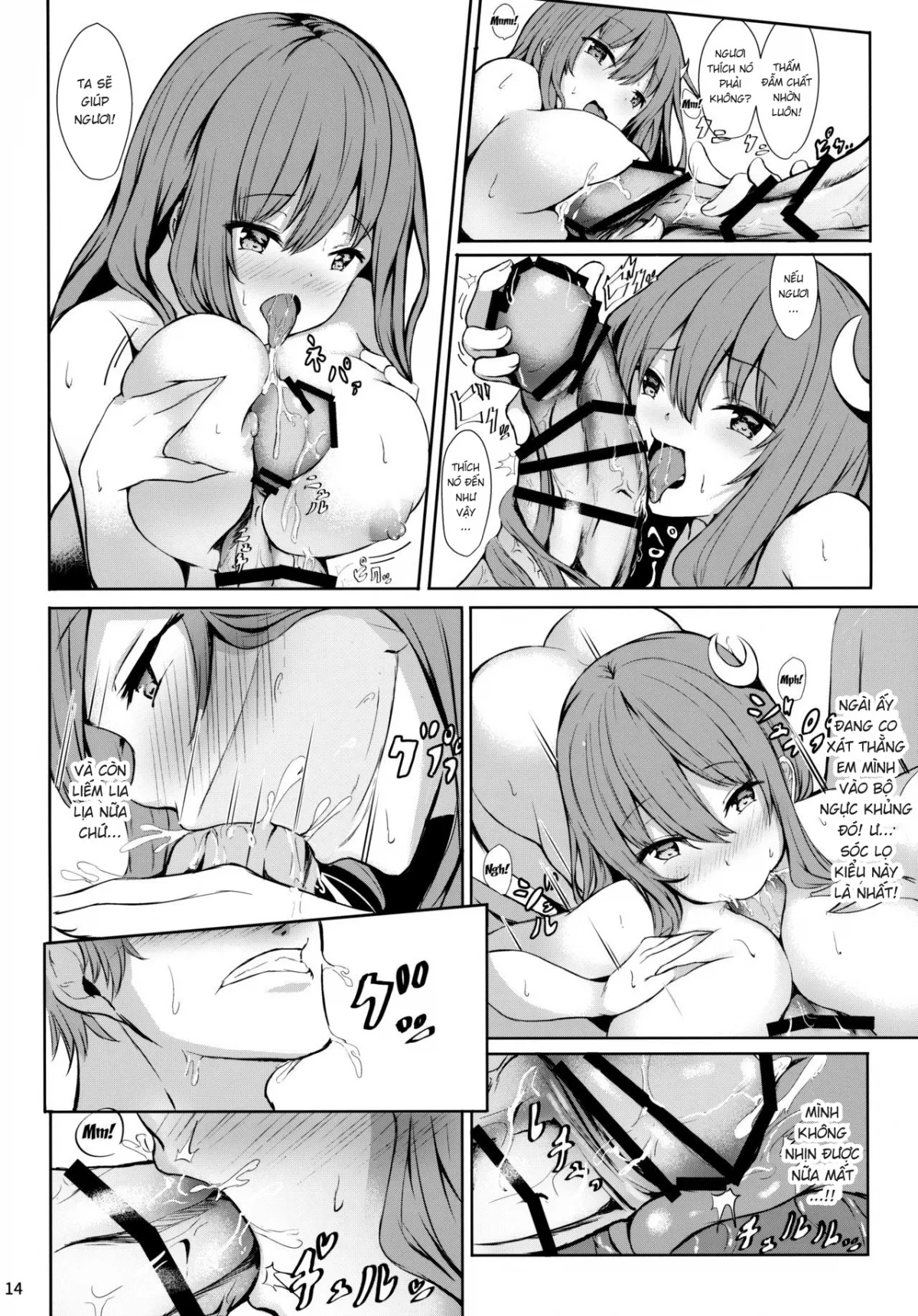 HentaiVN.net - Ảnh 12 - Tsuntsun Shita Patchoulisama Into A Dere! (Touhou Project) [Turning The TsunTsun Patchouli-Sama Into A Dere!] - Chap 1