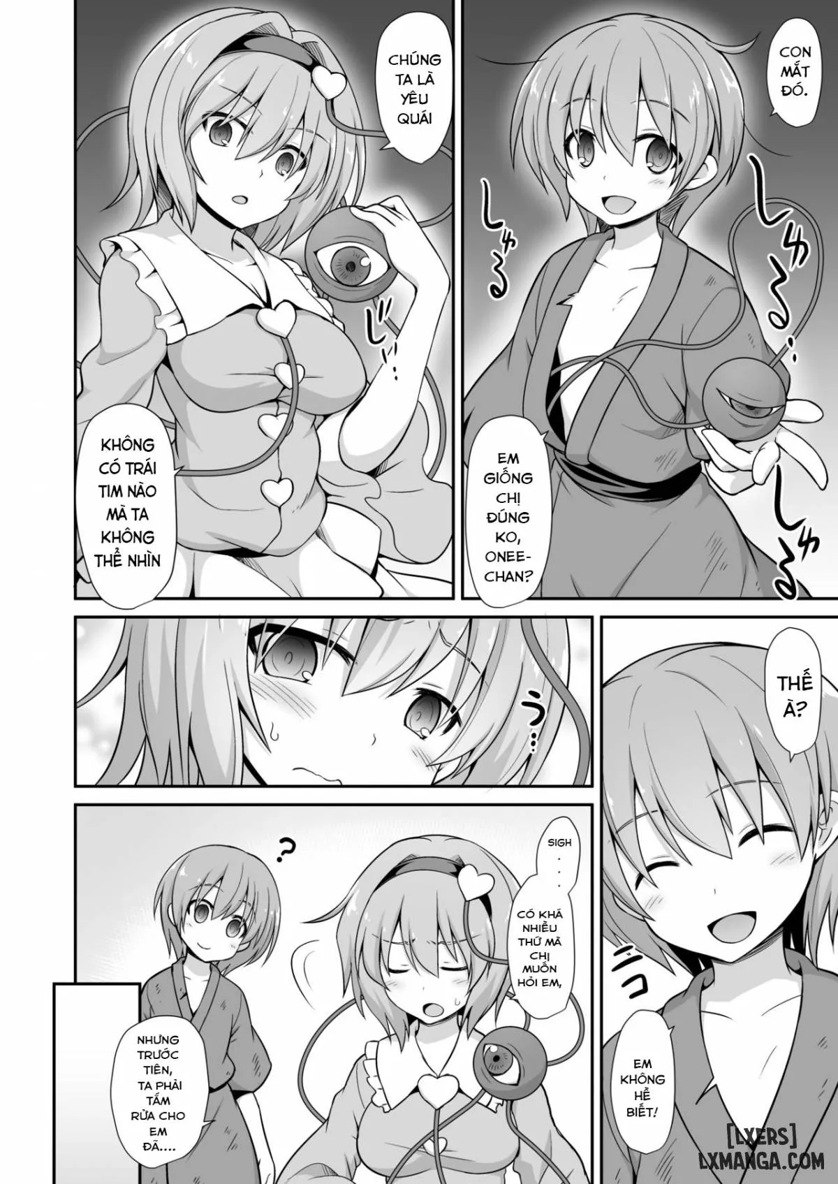 HentaiVN.net - Ảnh 5 - Sweet, Loving Sex with Satori-oneechan - Chap 1