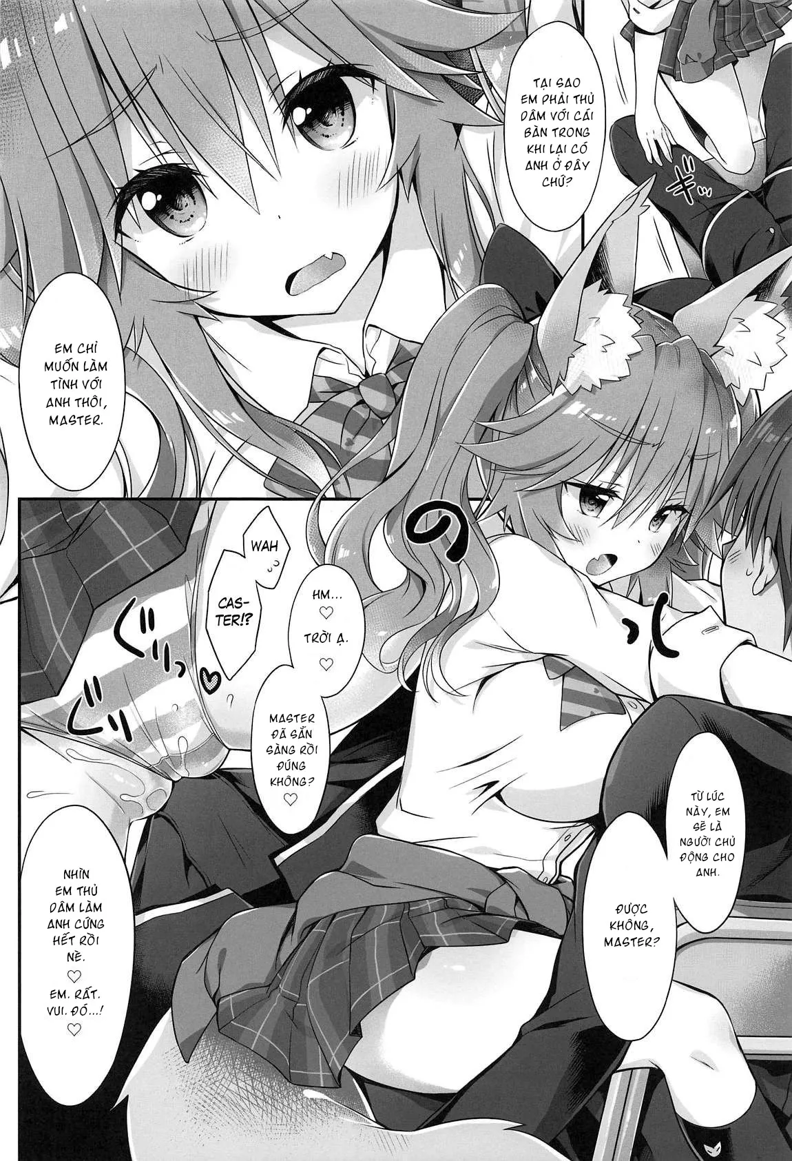 HentaiVN.net - Ảnh 7 - Ore to Tamamo to Homeroom [俺とタマモとHR] - Chap 1