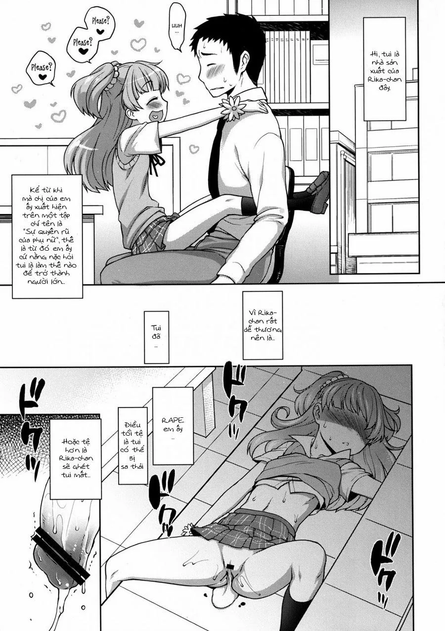 HentaiVN.net - Ảnh 3 - Rika-chan Kawaii (The Idolmaster) - Chap 1