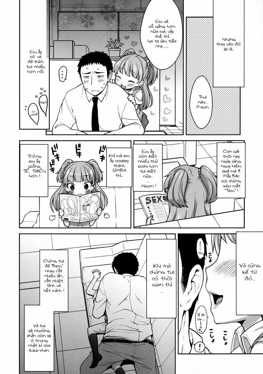 HentaiVN.net - Ảnh 4 - Rika-chan Kawaii (The Idolmaster) - Chap 1