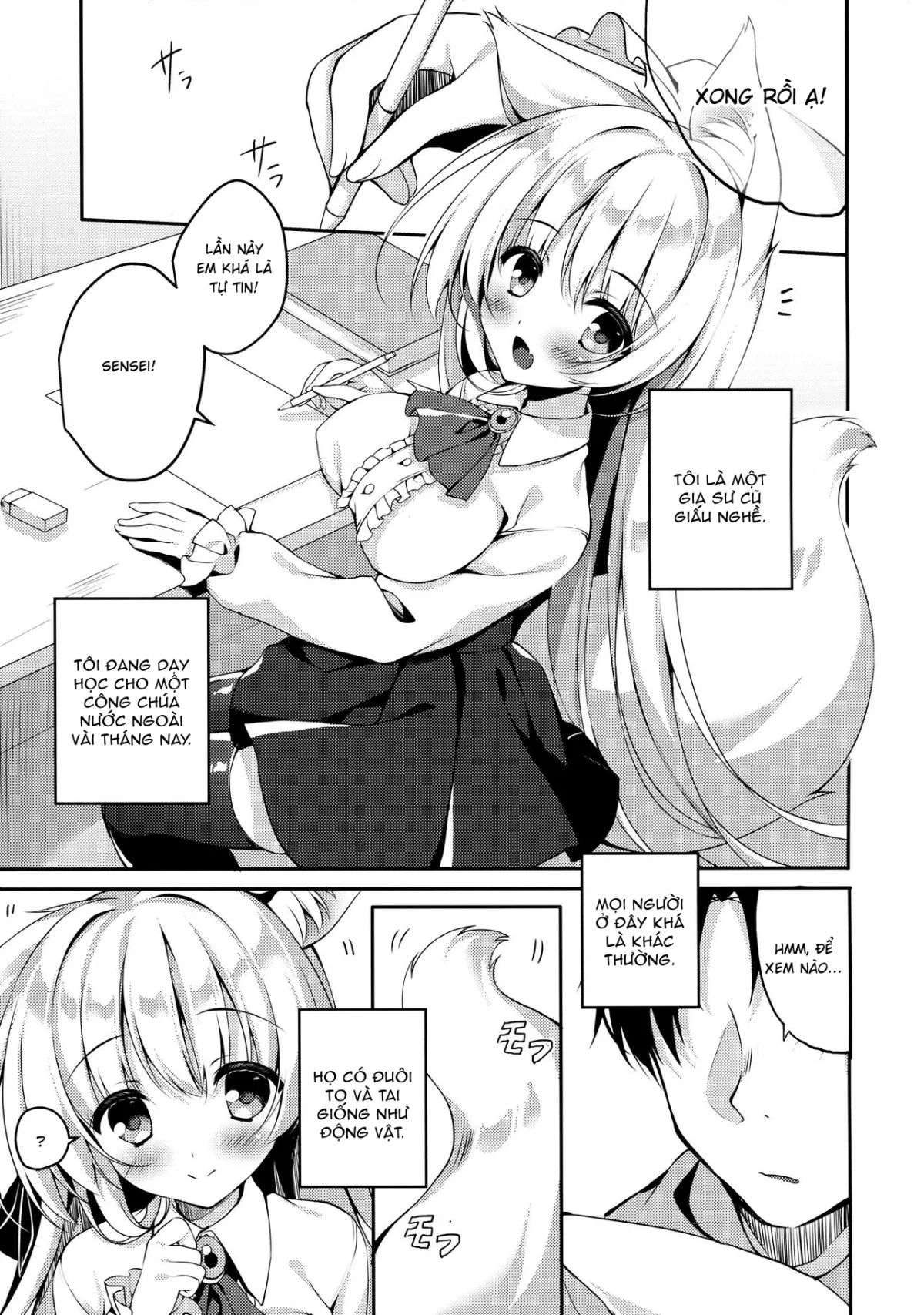 HentaiVN.net - Ảnh 4 - Oujo-sama no Oose no Mama ni [皇女様の仰せのままに] - Chap 1