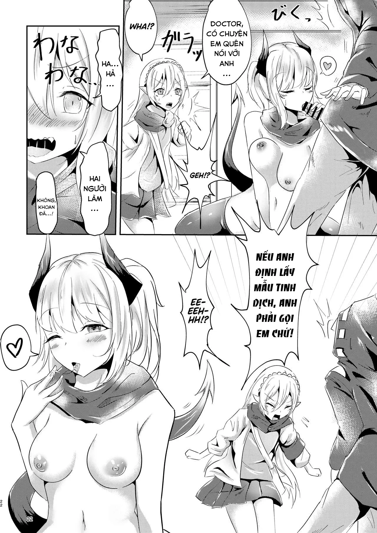 HentaiVN.net - Ảnh 22 - Majime (?) na Kanojo no Souai Bolt [The Blue Love Bolt of a Serious (?) Girl] - Chap 1