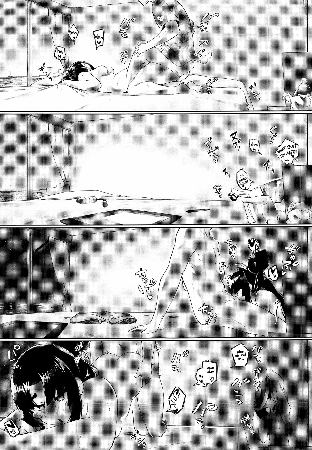 HentaiVN.net - Ảnh 18 - Working On A Draft With Ushiwakamaru [Ushiwakamaru To Genkou Seikatsu] - Chap 1
