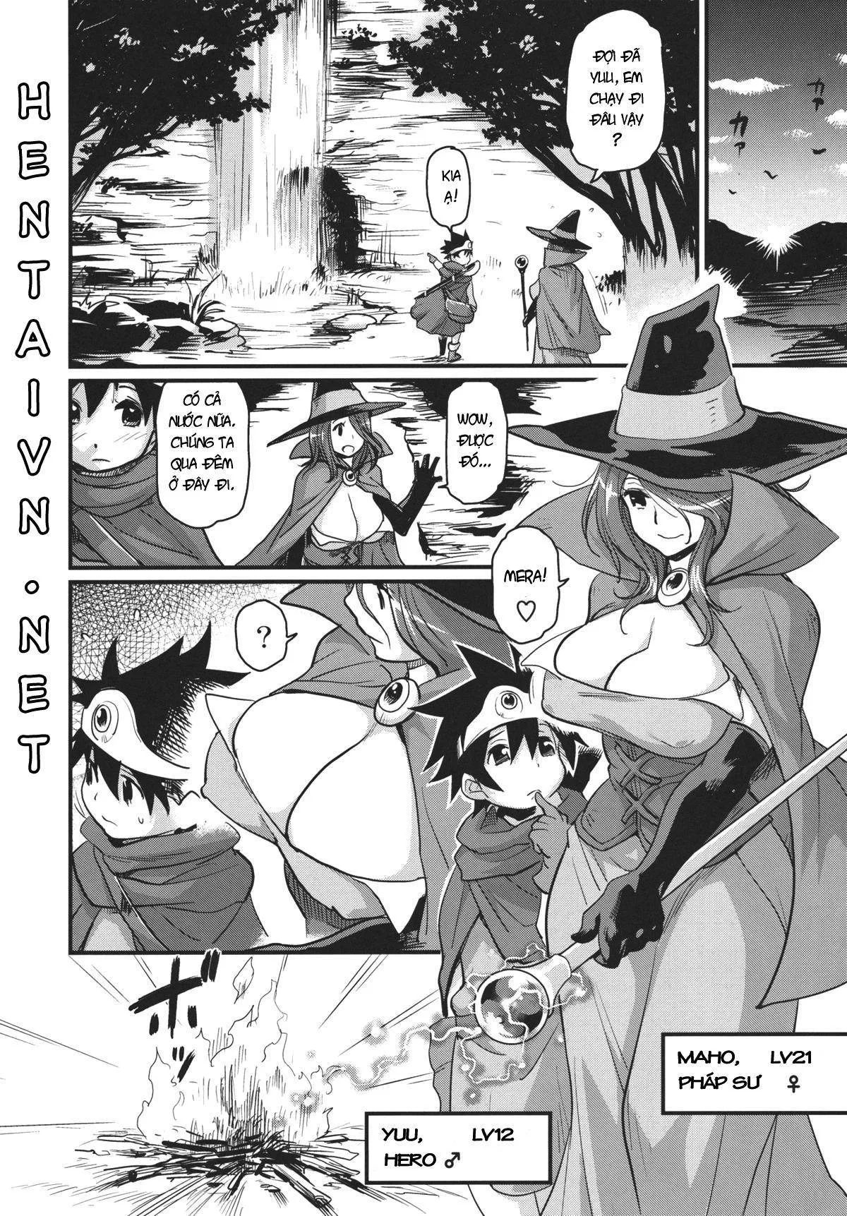 HentaiVN.net - Ảnh 5 - Bouken Shiyo! Tonight (Dragon Quest III) - Chap 1