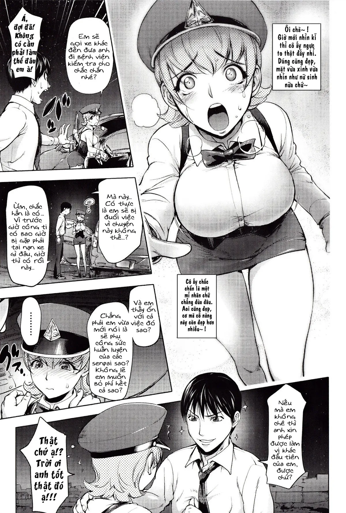 HentaiVN.net - Ảnh 7 - Yondaime Yotaka Taxi [Nighthawk Taxi: The Fourth; Công ti taxi Nighthawk] - Chap 1
