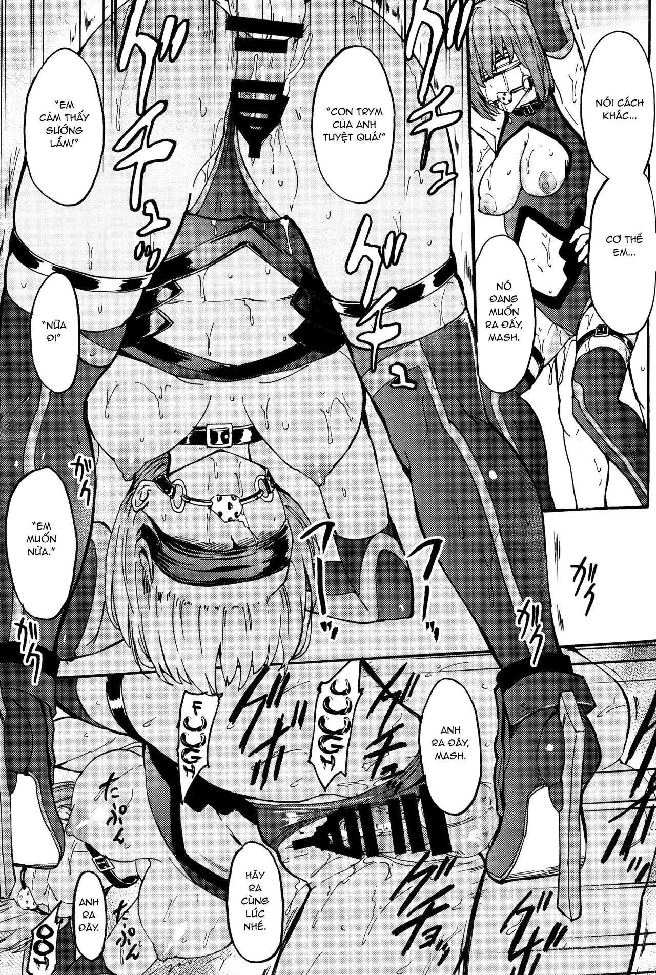 HentaiVN.net - Ảnh 15 - Mash Mash Aijoku Mash - Chap 1