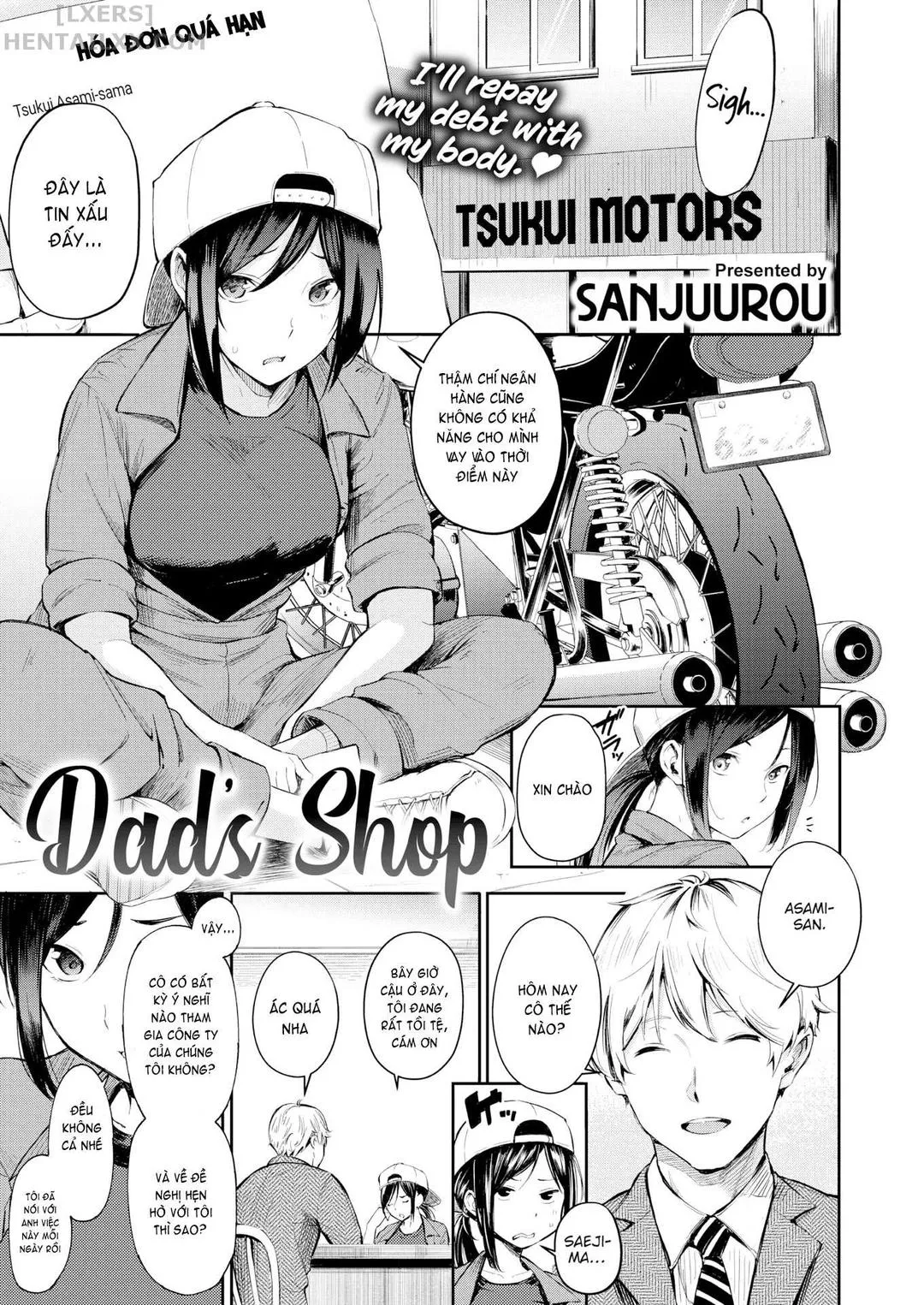 HentaiVN.net - Ảnh 4 - Dad’s Shop - Chap 1