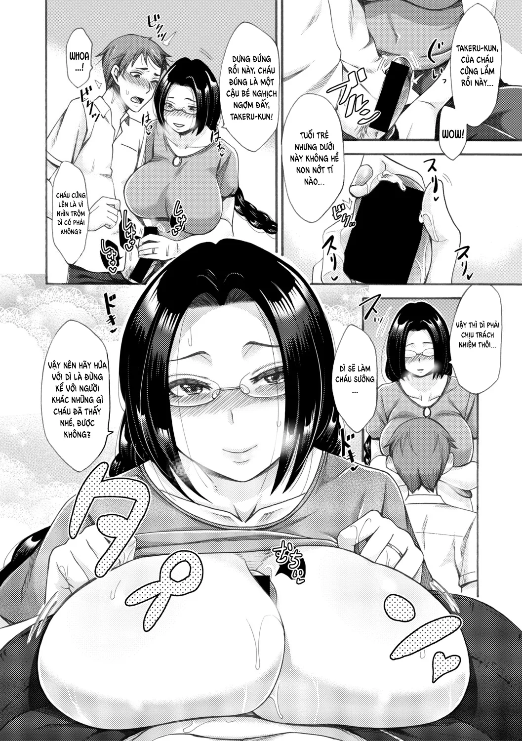 HentaiVN.net - Ảnh 10 - Tonari no Kirei na Okaa-san [My Neighbor, The Beautiful Mother] - Chap 1
