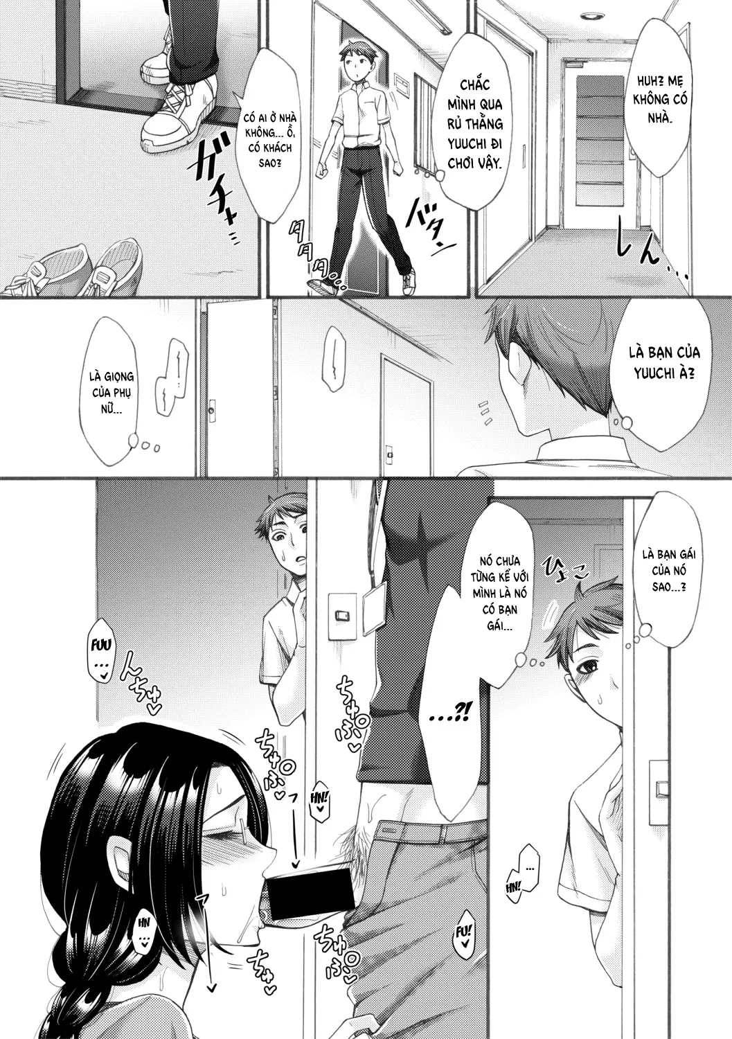 HentaiVN.net - Ảnh 4 - Tonari no Kirei na Okaa-san [My Neighbor, The Beautiful Mother] - Chap 1