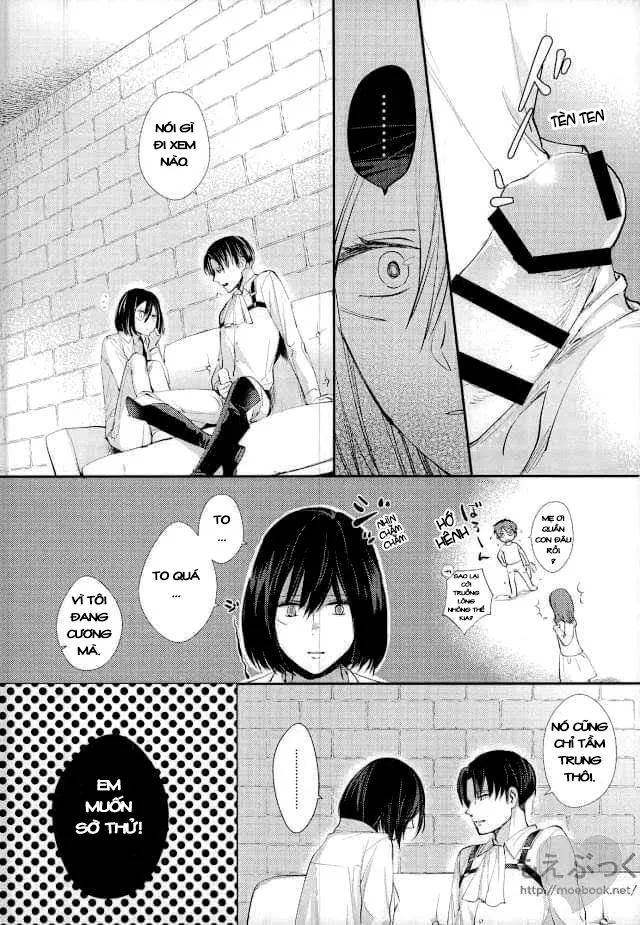 HentaiVN.net - Ảnh 10 - Chẳng thể đợi chờ (Shingeki no Kyojin) [Matte Nado Irarenai] - Chap 1