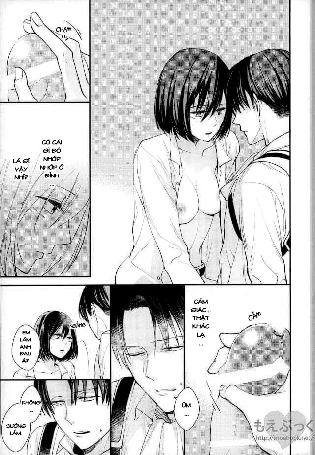HentaiVN.net - Ảnh 11 - Chẳng thể đợi chờ (Shingeki no Kyojin) [Matte Nado Irarenai] - Chap 1
