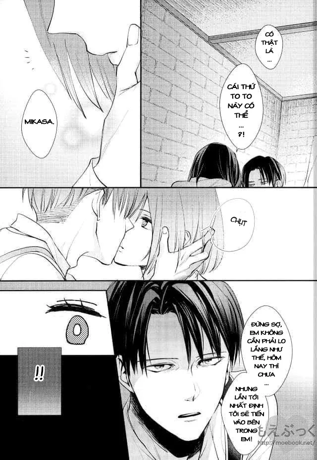 HentaiVN.net - Ảnh 13 - Chẳng thể đợi chờ (Shingeki no Kyojin) [Matte Nado Irarenai] - Chap 1