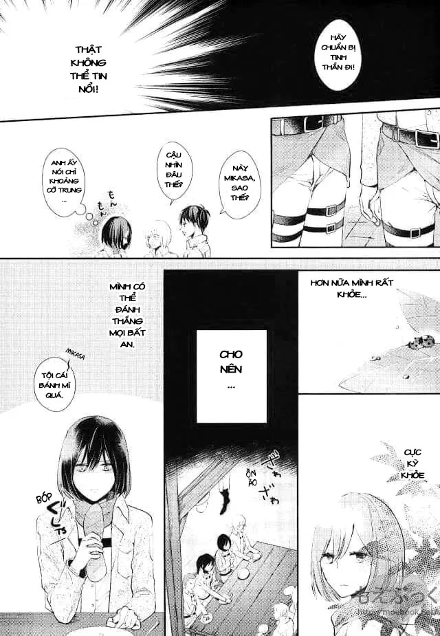 HentaiVN.net - Ảnh 14 - Chẳng thể đợi chờ (Shingeki no Kyojin) [Matte Nado Irarenai] - Chap 1