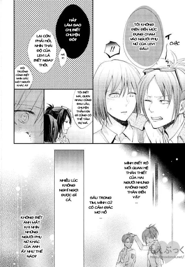 HentaiVN.net - Ảnh 19 - Chẳng thể đợi chờ (Shingeki no Kyojin) [Matte Nado Irarenai] - Chap 1