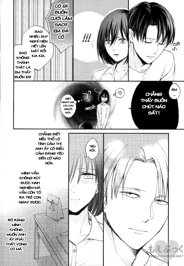 HentaiVN.net - Ảnh 23 - Chẳng thể đợi chờ (Shingeki no Kyojin) [Matte Nado Irarenai] - Chap 1