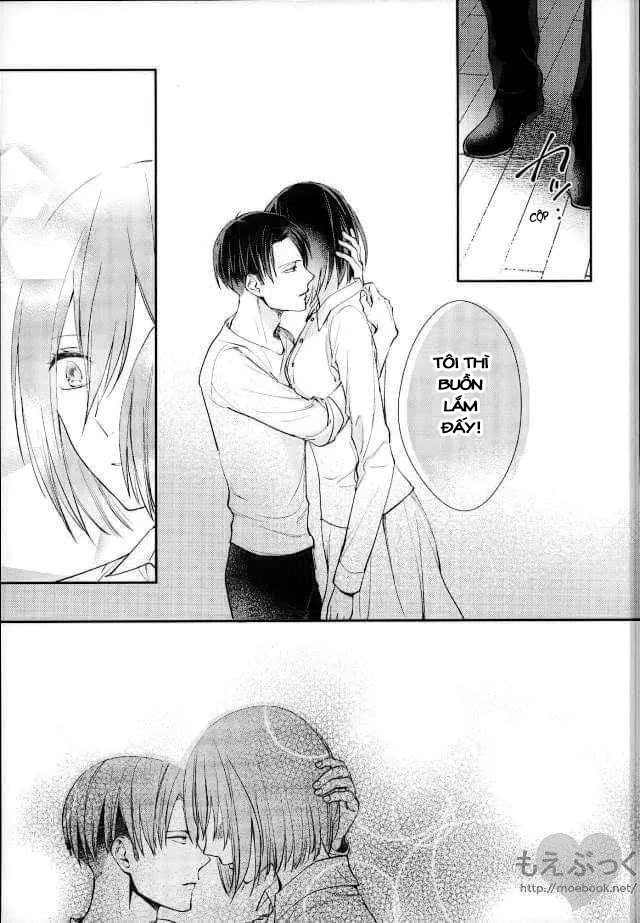 HentaiVN.net - Ảnh 24 - Chẳng thể đợi chờ (Shingeki no Kyojin) [Matte Nado Irarenai] - Chap 1