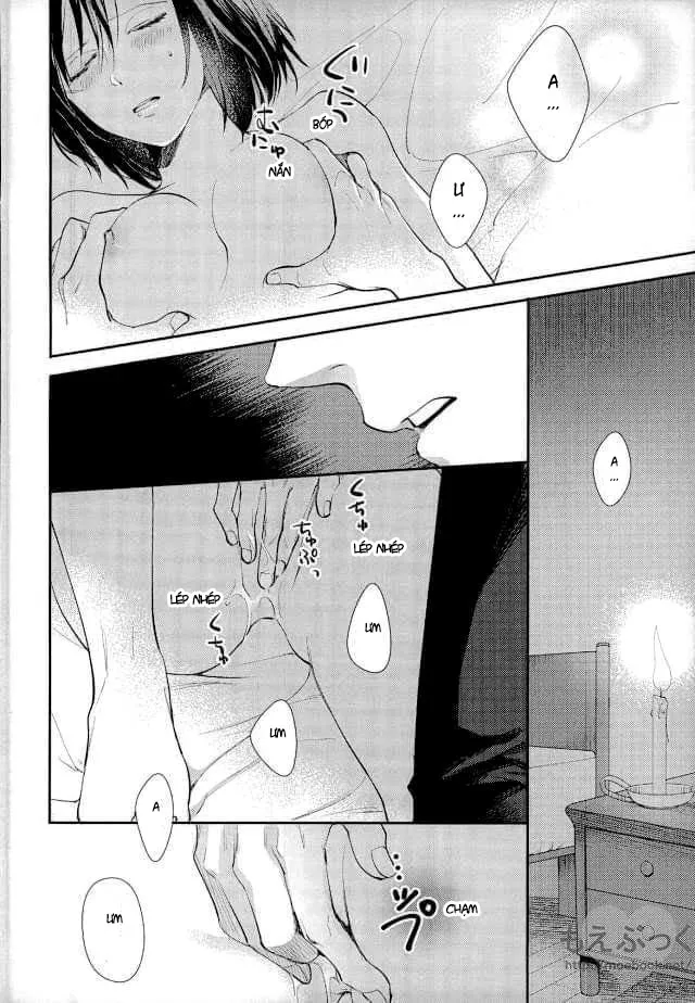 HentaiVN.net - Ảnh 27 - Chẳng thể đợi chờ (Shingeki no Kyojin) [Matte Nado Irarenai] - Chap 1