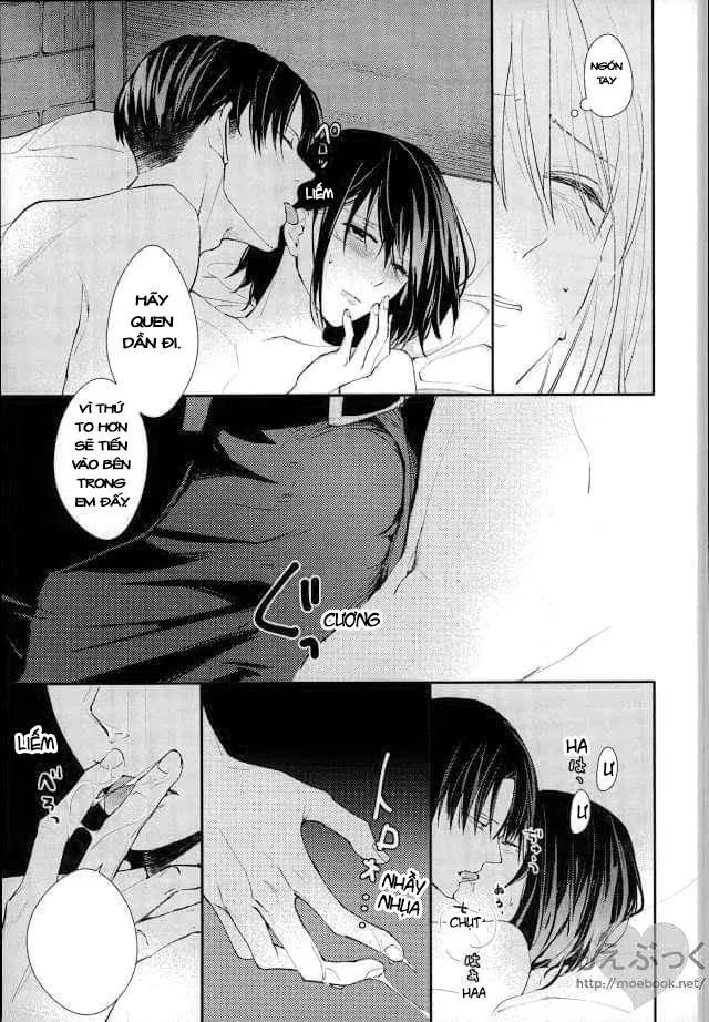 HentaiVN.net - Ảnh 28 - Chẳng thể đợi chờ (Shingeki no Kyojin) [Matte Nado Irarenai] - Chap 1