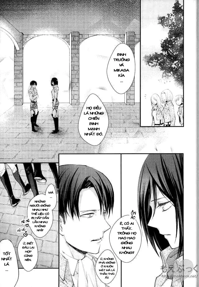 HentaiVN.net - Ảnh 3 - Chẳng thể đợi chờ (Shingeki no Kyojin) [Matte Nado Irarenai] - Chap 1